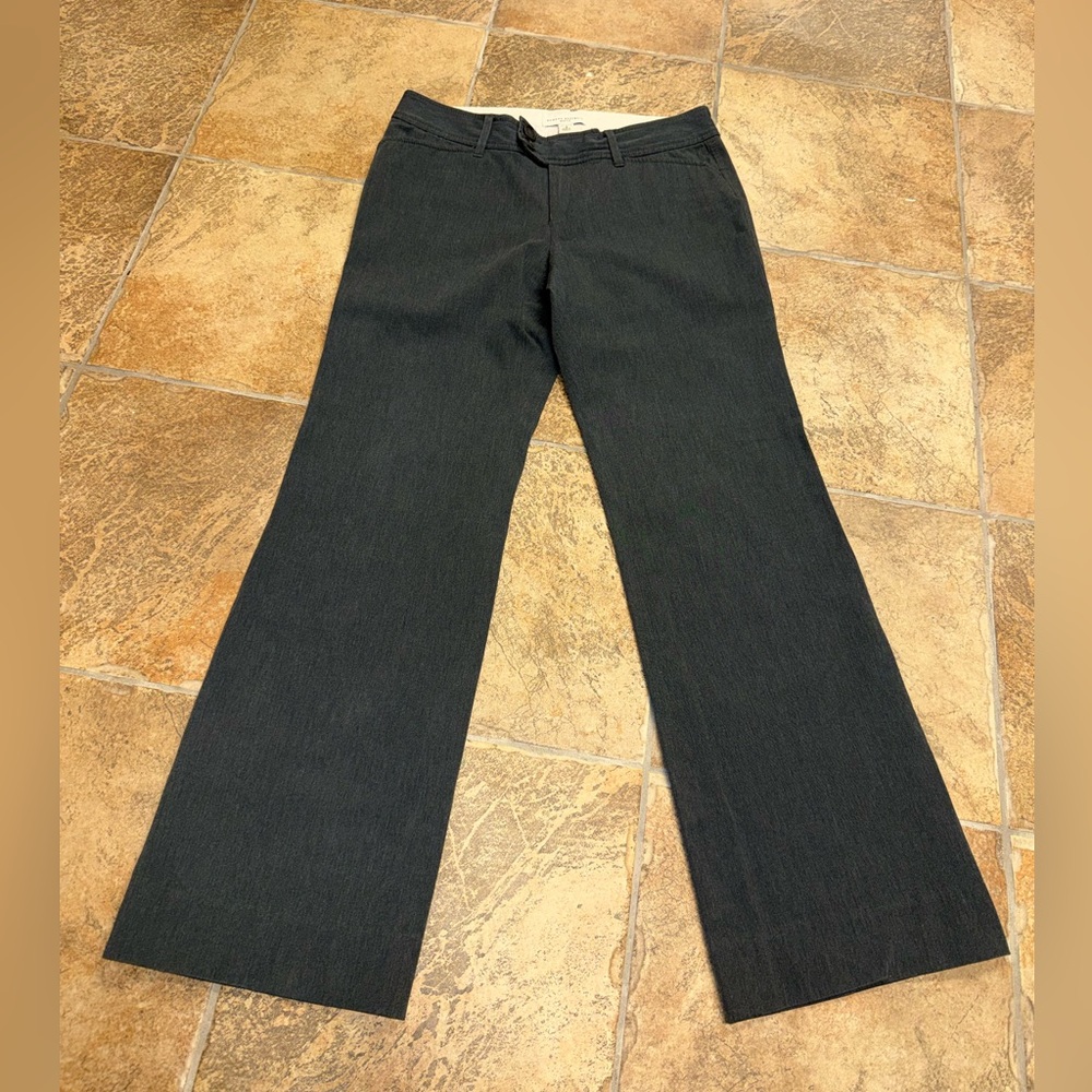 Banana Republic Dark Gray Flare Pants